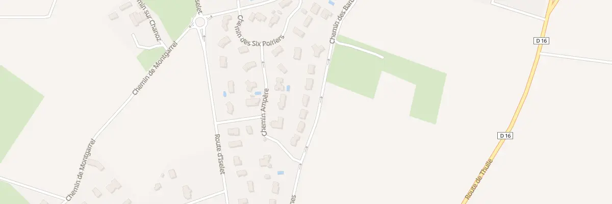 Plan du 319 Che des Bardanes à Morestel