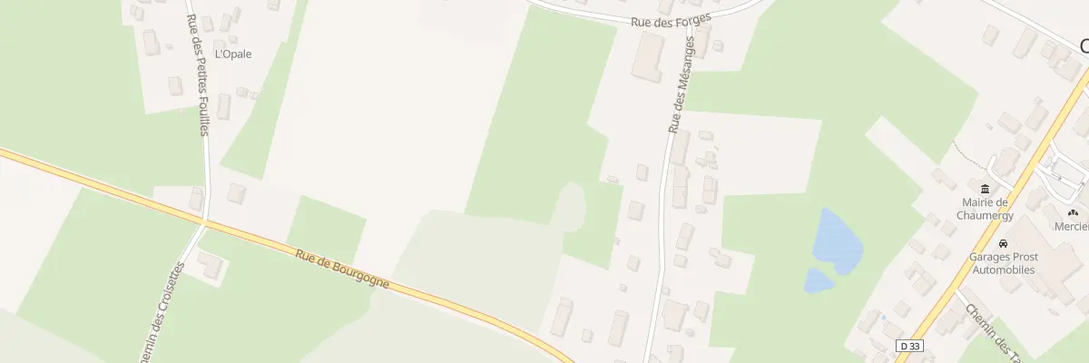 Plan du 2 Rue de Bourgogne à Chaumergy