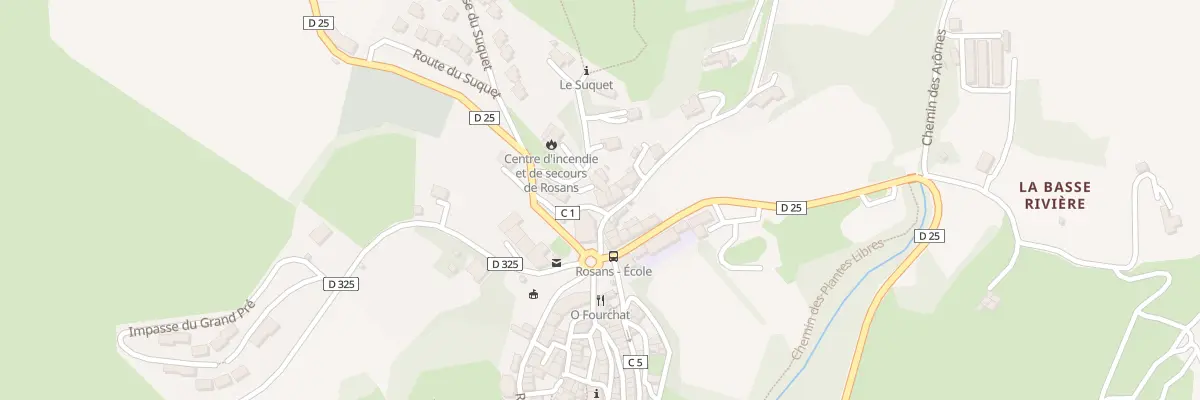 Plan du 35 Rte du Lastic à Rosans
