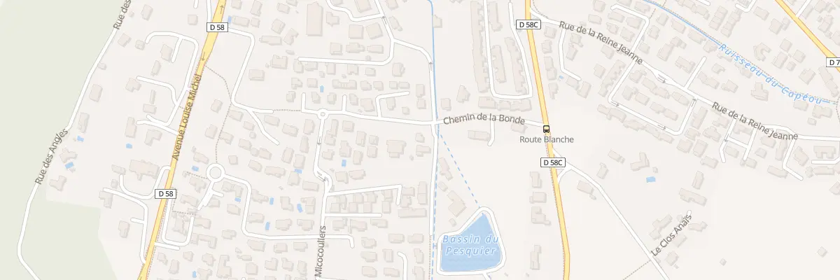 Plan du 520B Che de la Bonde à Gardanne