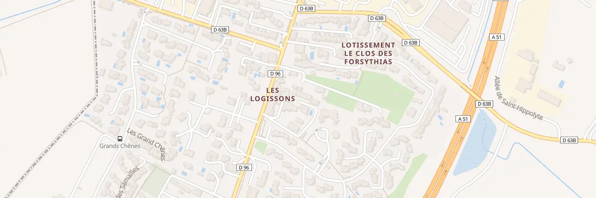 Plan du 6484 Les Logissons à Venelles
