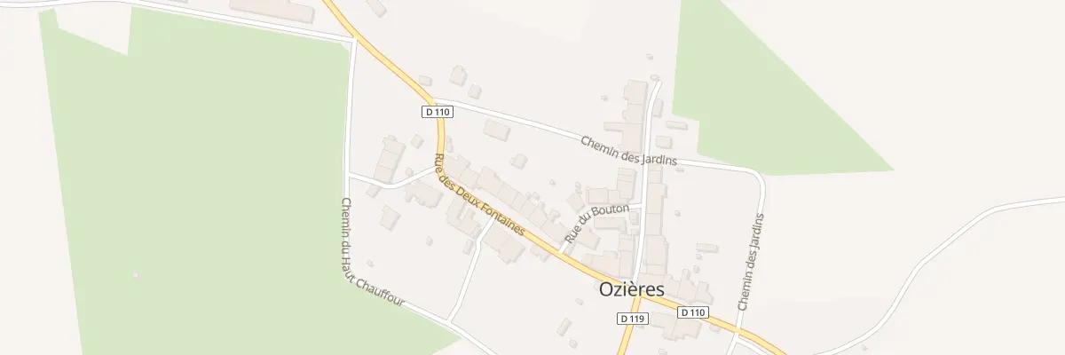 Plan du 9 Rue des Deux Fontaines à Ozières