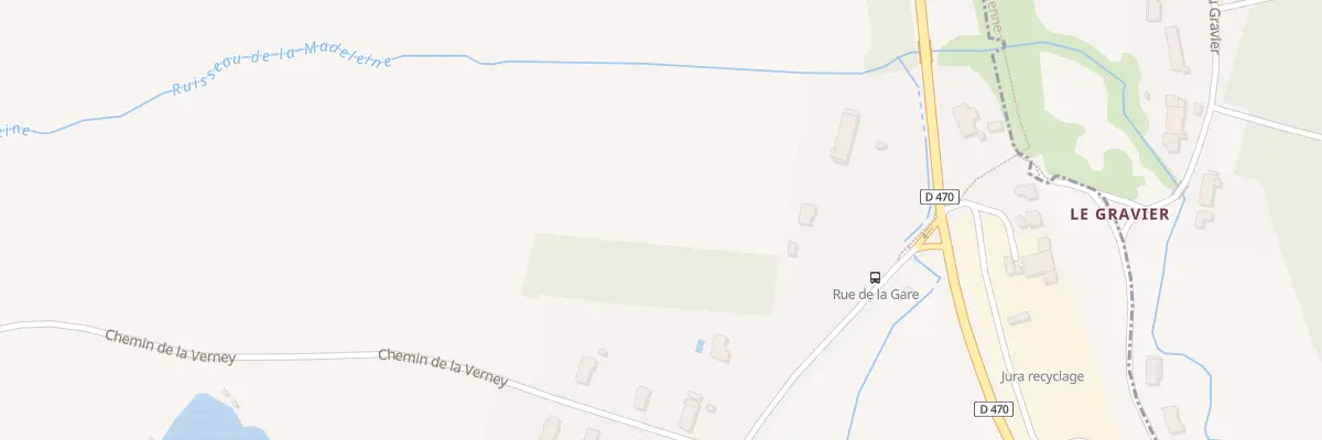 Plan du 103 Rue de la Gare à Larnaud