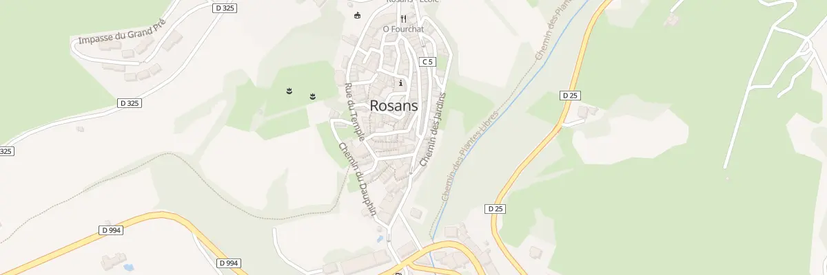 Plan du 112 La Petite Rue à Rosans
