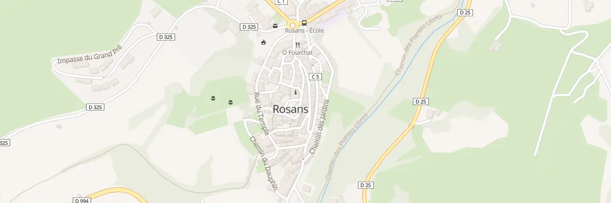 Plan du 1 Pl de la Tour à Rosans