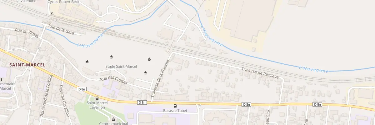 Plan du 6 Tra de la Rasclave à Marseille 11e Arrondissement