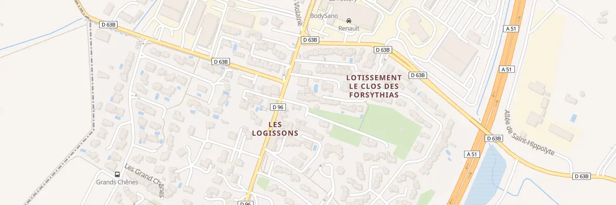 Plan du 6342 Les Logissons Nord à Venelles