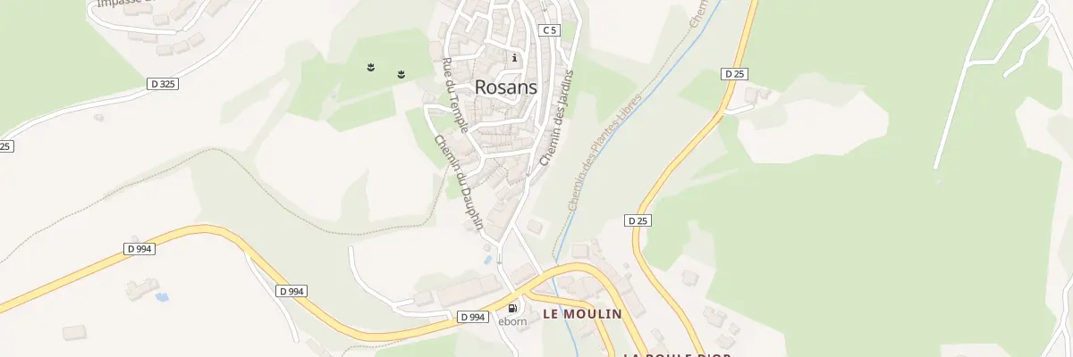 Plan du 23 Rue Lucien Pinet à Rosans