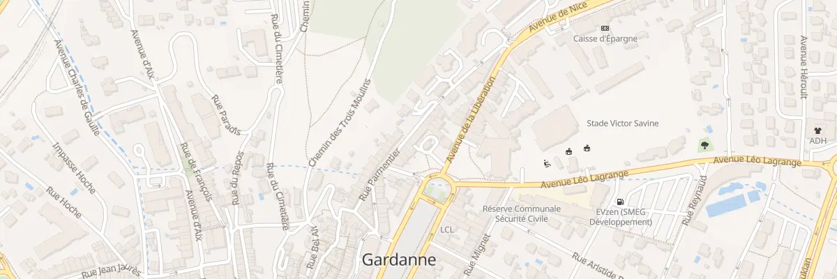 Plan du 9001 Res Captivel à Gardanne