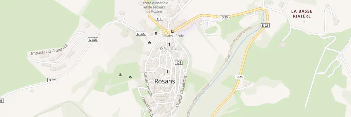 Plan du 11 La Petite Rue à Rosans