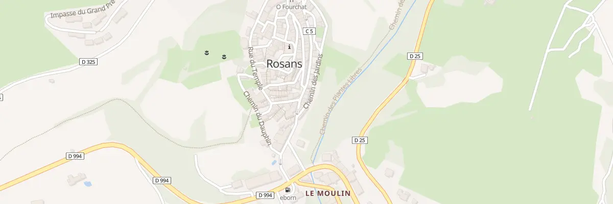 Plan du 5336 Le Village à Rosans