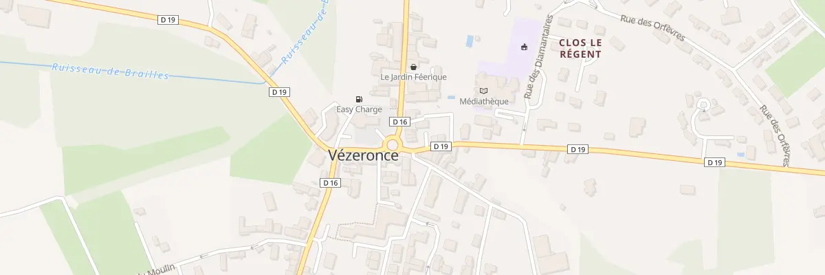 Plan du 11 Pl de la Mairie à Vézeronce-Curtin