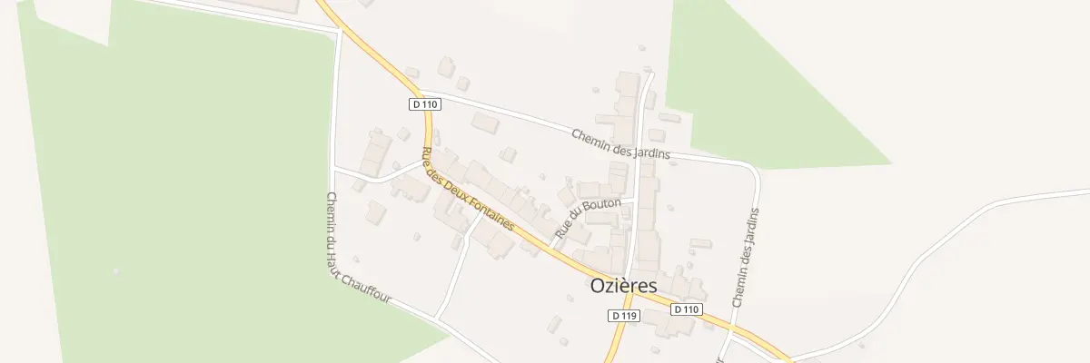 Plan du 15 Rue des Deux Fontaines à Ozières