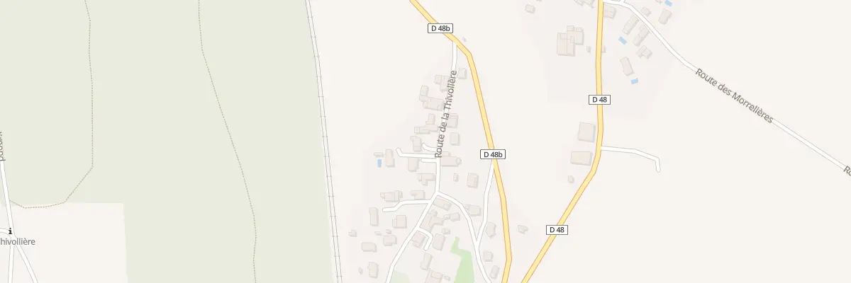 Plan du 412 Rte de la Thivolière à Poliénas