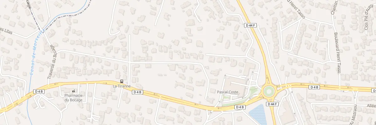Plan du 305 Bd de la Tiranne à Allauch