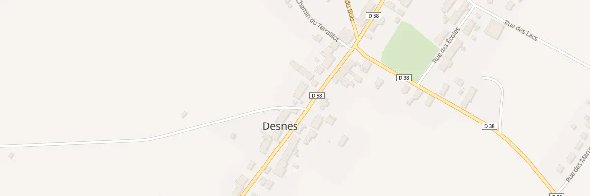Plan du 14 Grande Rue à Desnes