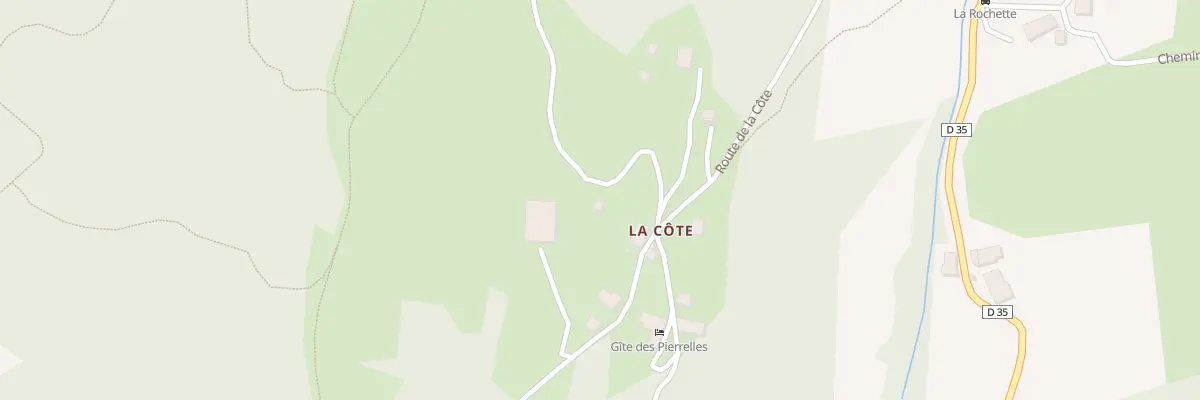 Plan du 550A Rte de la Côte à Rencurel
