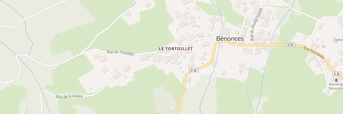 Plan du 5094 Le Tortoillet à Bénonces