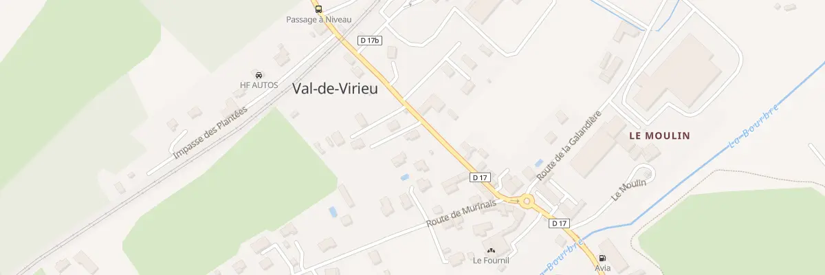 Plan du 591 Rue de la Gare (Panissage) à Val-de-Virieu