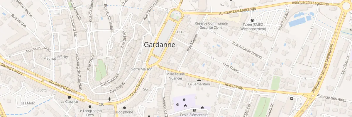 Plan du 5 Rue Mignet à Gardanne