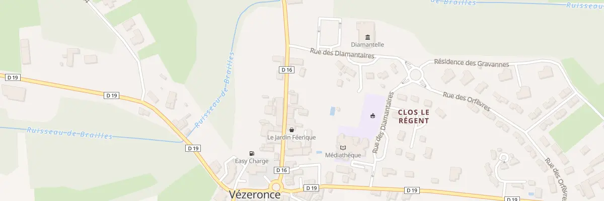 Plan du 142 Rue des Vieux Métiers à Vézeronce-Curtin