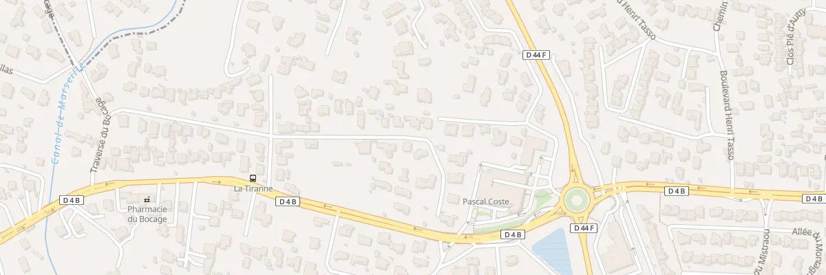 Plan du 315 Bd de la Tiranne à Allauch
