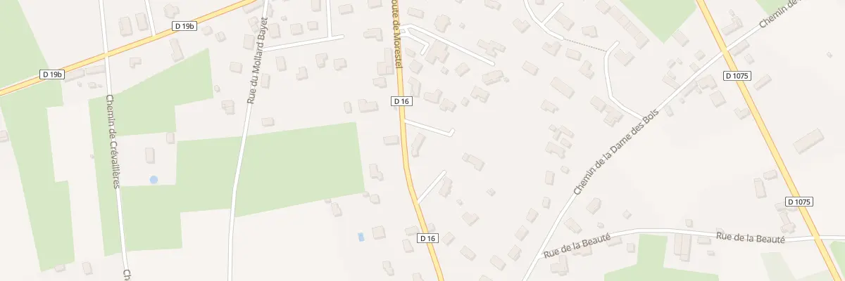 Plan du 1400 Rte de Morestel à Vézeronce-Curtin