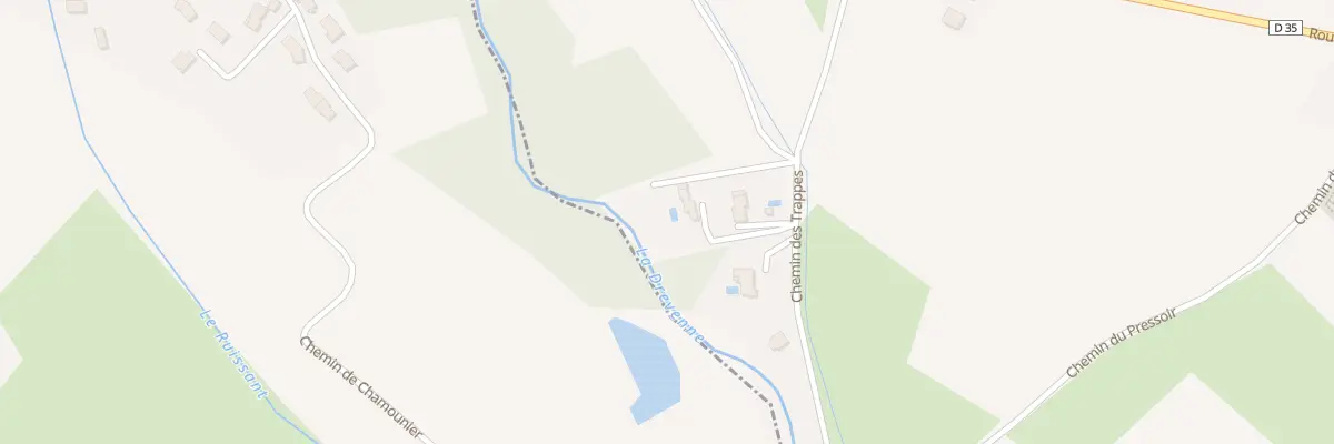 Plan du 280 Che des Trappes à Saint-Gervais