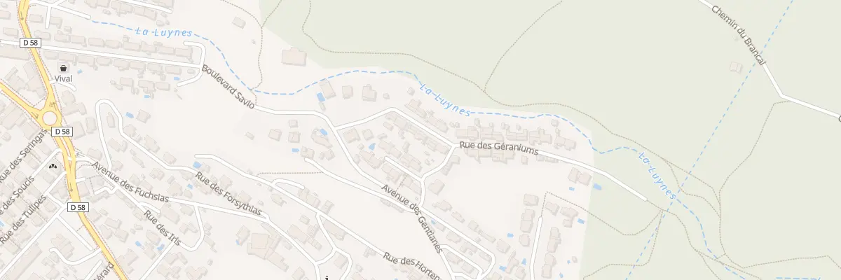 Plan du 16B Rue des Glaïeuls Biver à Gardanne