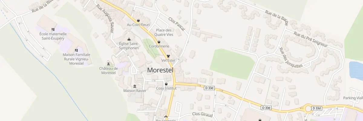 Plan du 24 Rue de la Manine à Morestel