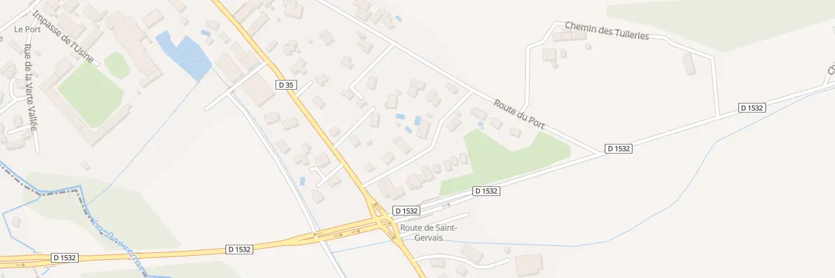 Plan du 107 Rue de la Révérence à Saint-Gervais