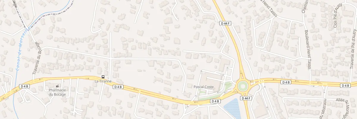 Plan du 333 Bd de la Tiranne à Allauch