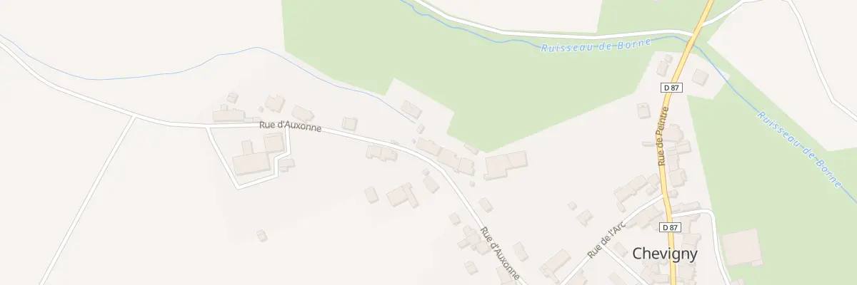 Plan du 18 Rue d’Auxonne à Chevigny