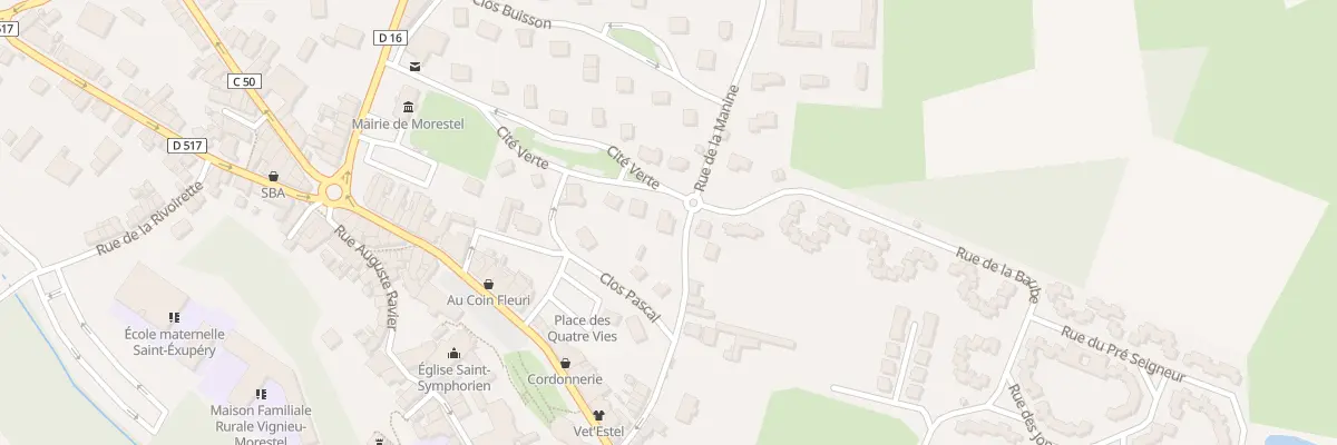 Plan du 248 Rue de la Cité Verte à Morestel