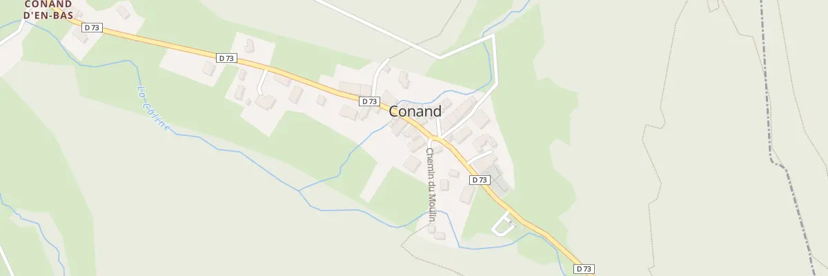 Plan du 165 Rte de la Caline à Conand