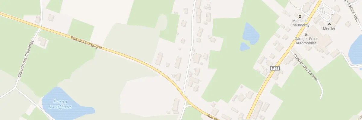 Plan du 1 Rue des Mésanges à Chaumergy