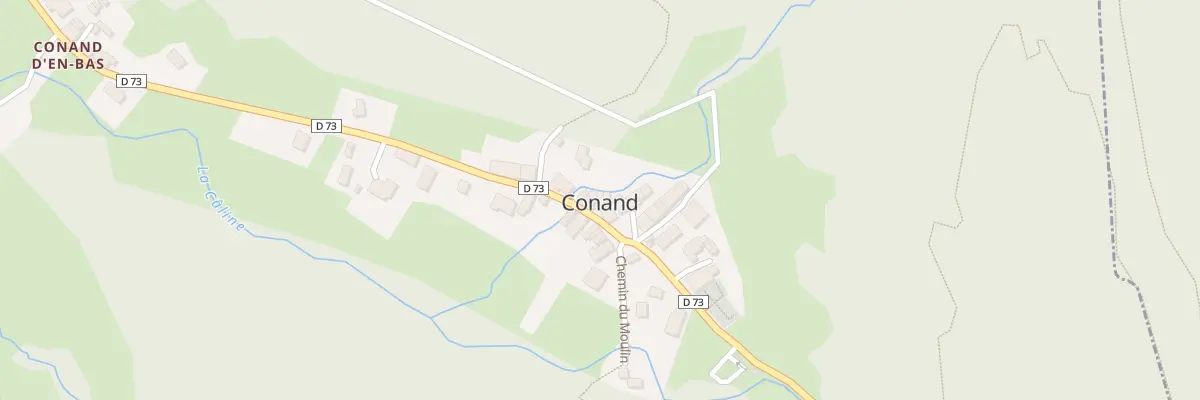 Plan du 202 Rte de la Caline à Conand