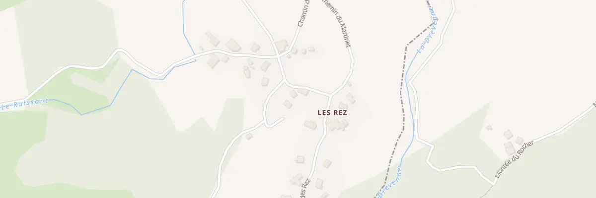 Plan du 5118 Le Rez à Rovon