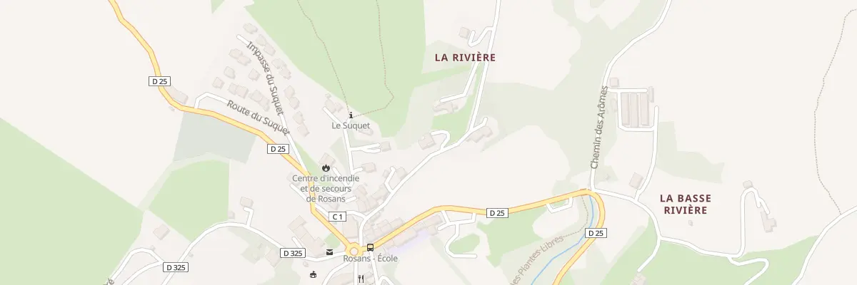 Plan du 153 Rte du Lastic à Rosans