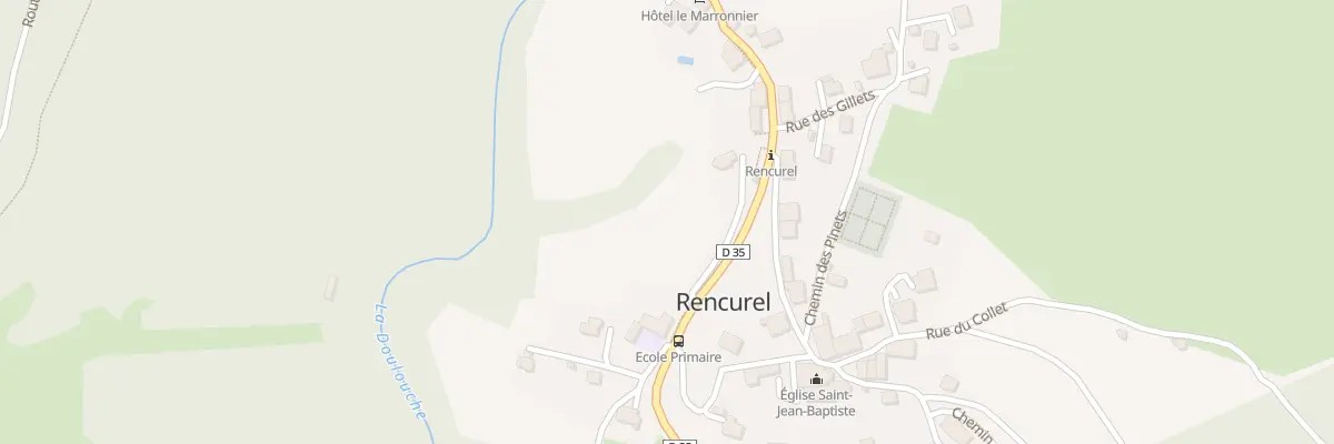 Plan du 451 Rue de la Mairie à Rencurel
