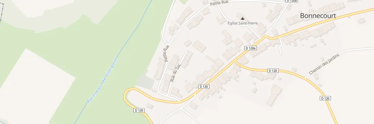 Plan du 4 Rue du Sac à Bonnecourt