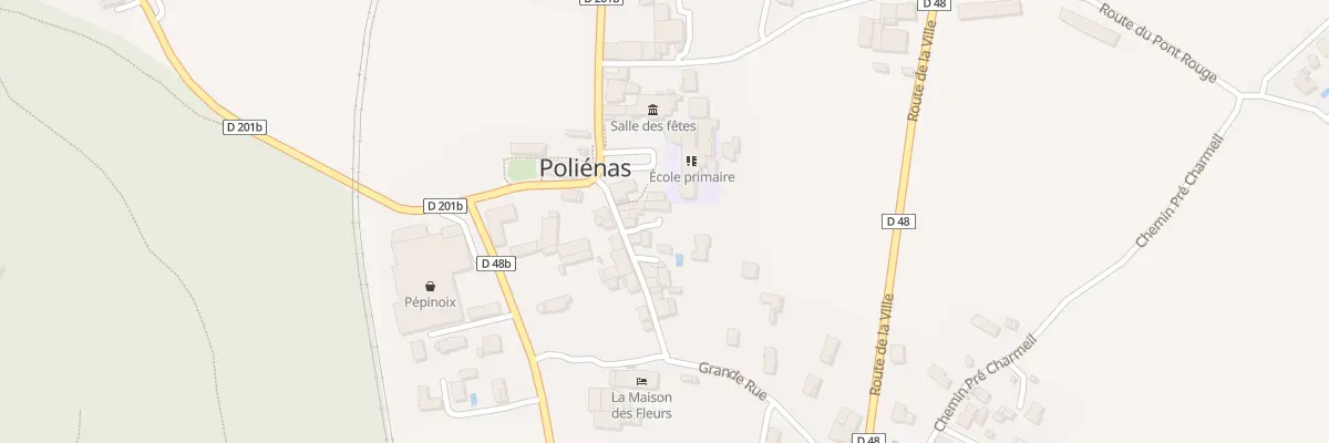 Plan du 21 Grande Rue à Poliénas
