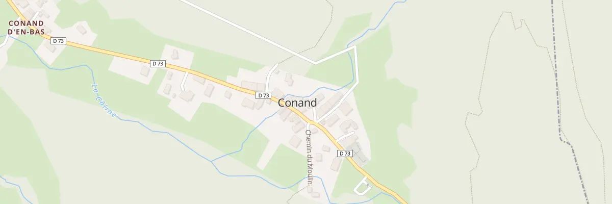 Plan du 174B Rte de la Caline à Conand