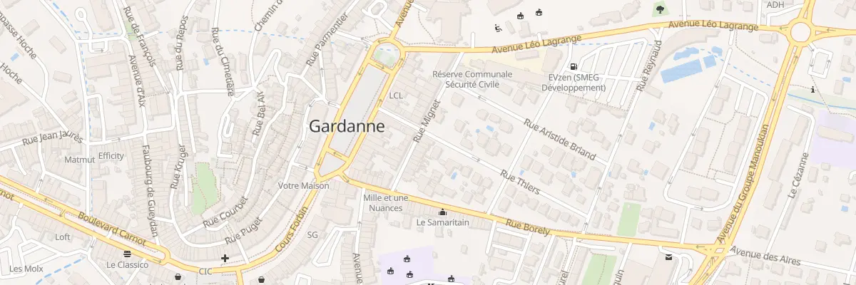 Plan du 16 Rue Mignet à Gardanne