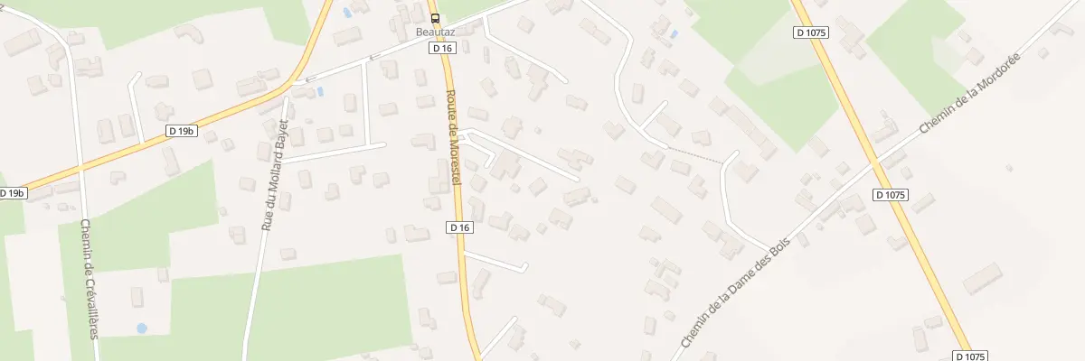 Plan du 1490 Rte de Morestel à Vézeronce-Curtin