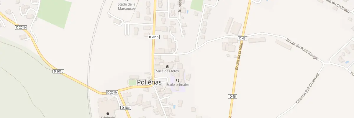Plan du 28 Che Triolle à Poliénas