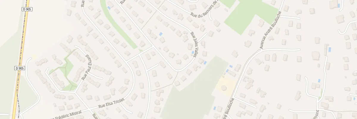 Plan du 22 Rue Jules Valles à Dole