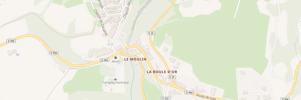 Plan du 107 Rte de Gap à Rosans