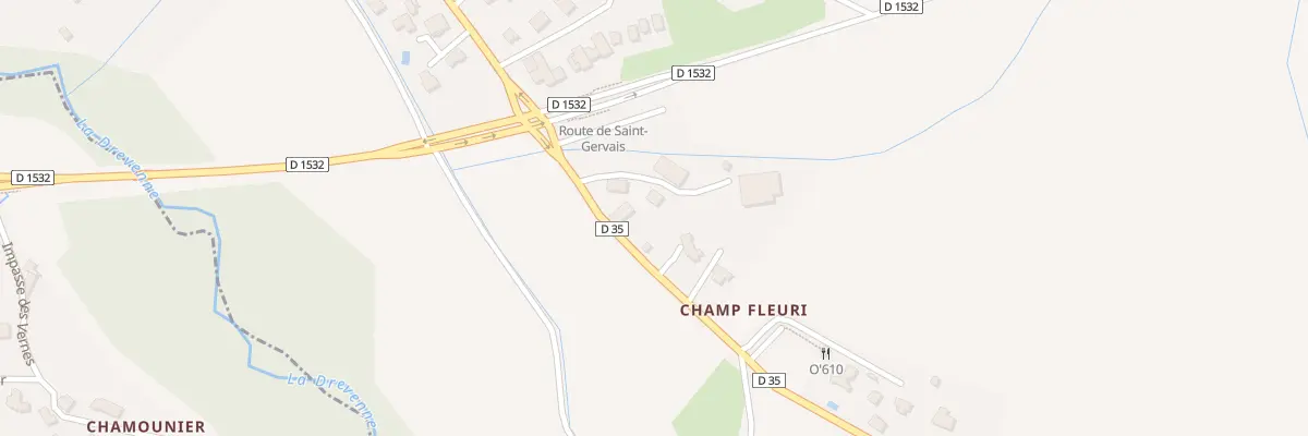 Plan du 790 Rte de l’Ecole à Saint-Gervais