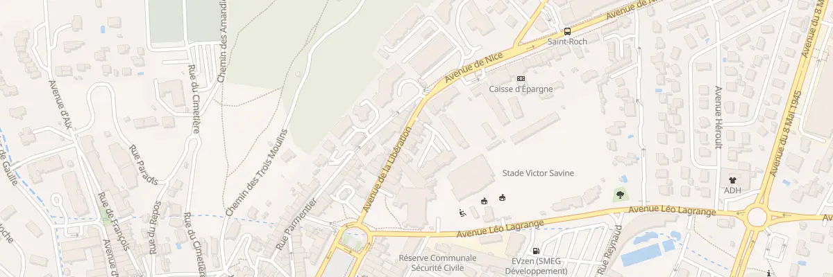 Plan du 20 Av de la Libération à Gardanne